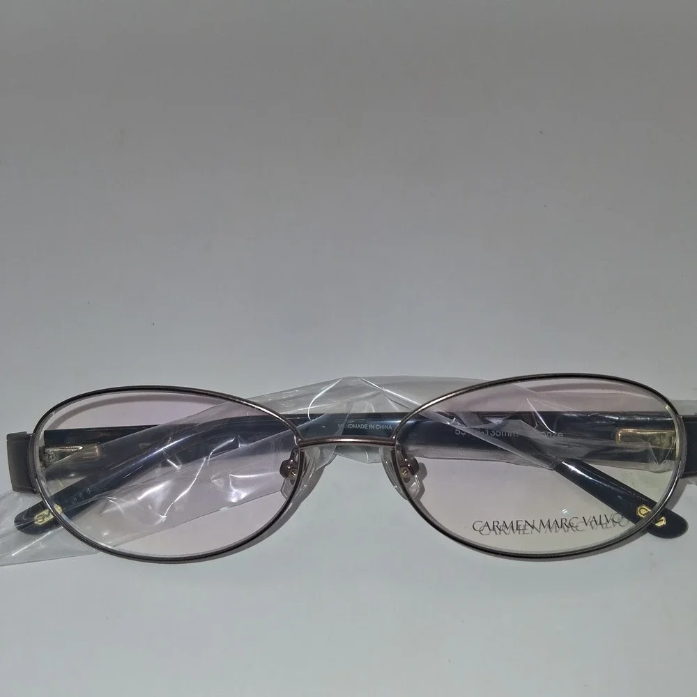 CARMEN MARC VALVO Paulette Eyeglass frames Mink  53 16 135 New